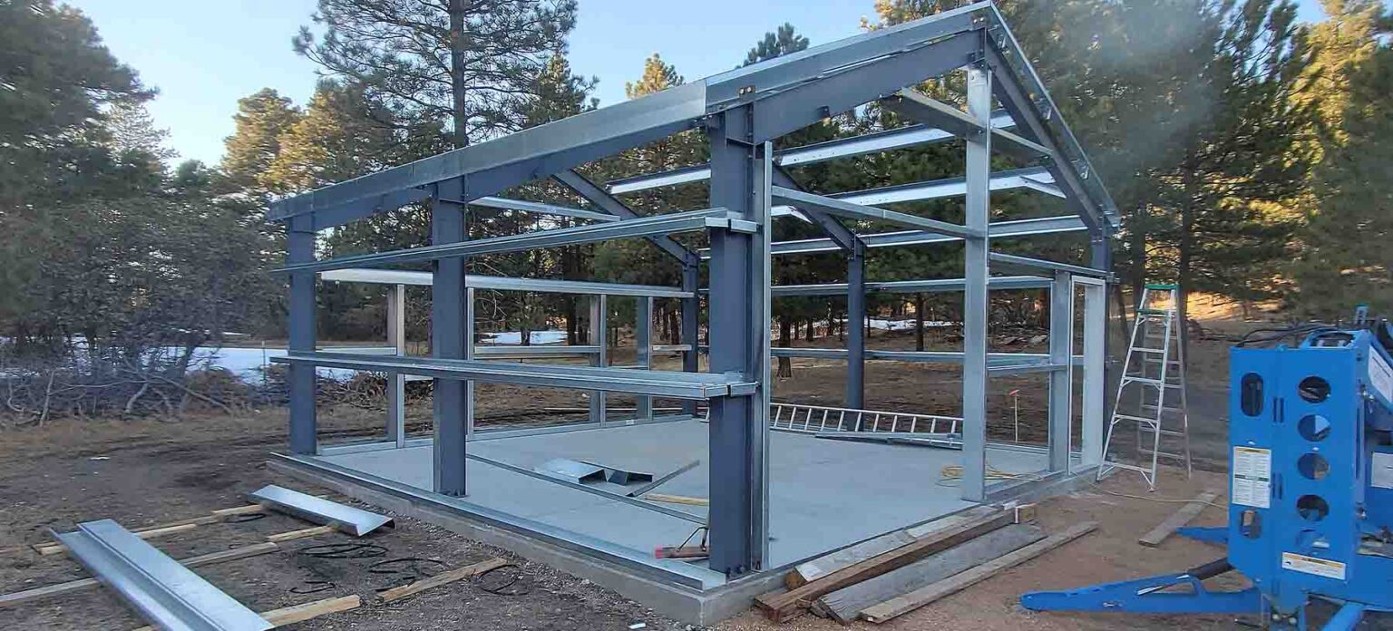 Keith's 24 x 24 DIY Steel Shop Building - Great Western Buildings