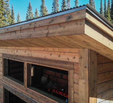 Floresta Great Western Buildings Steel building With Wood Plank Siding Snowcat Storage (6)