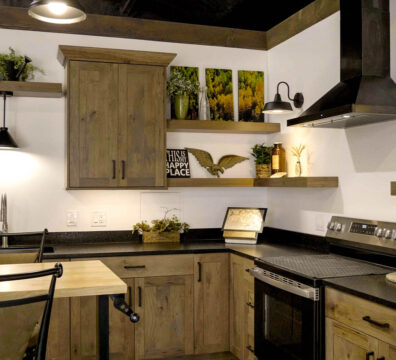 Great Western Buildings Steel Barndominium in Colorado Kitchen