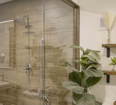 Great Western Buildings Steel Barndominium in Colorado bathroom and shower