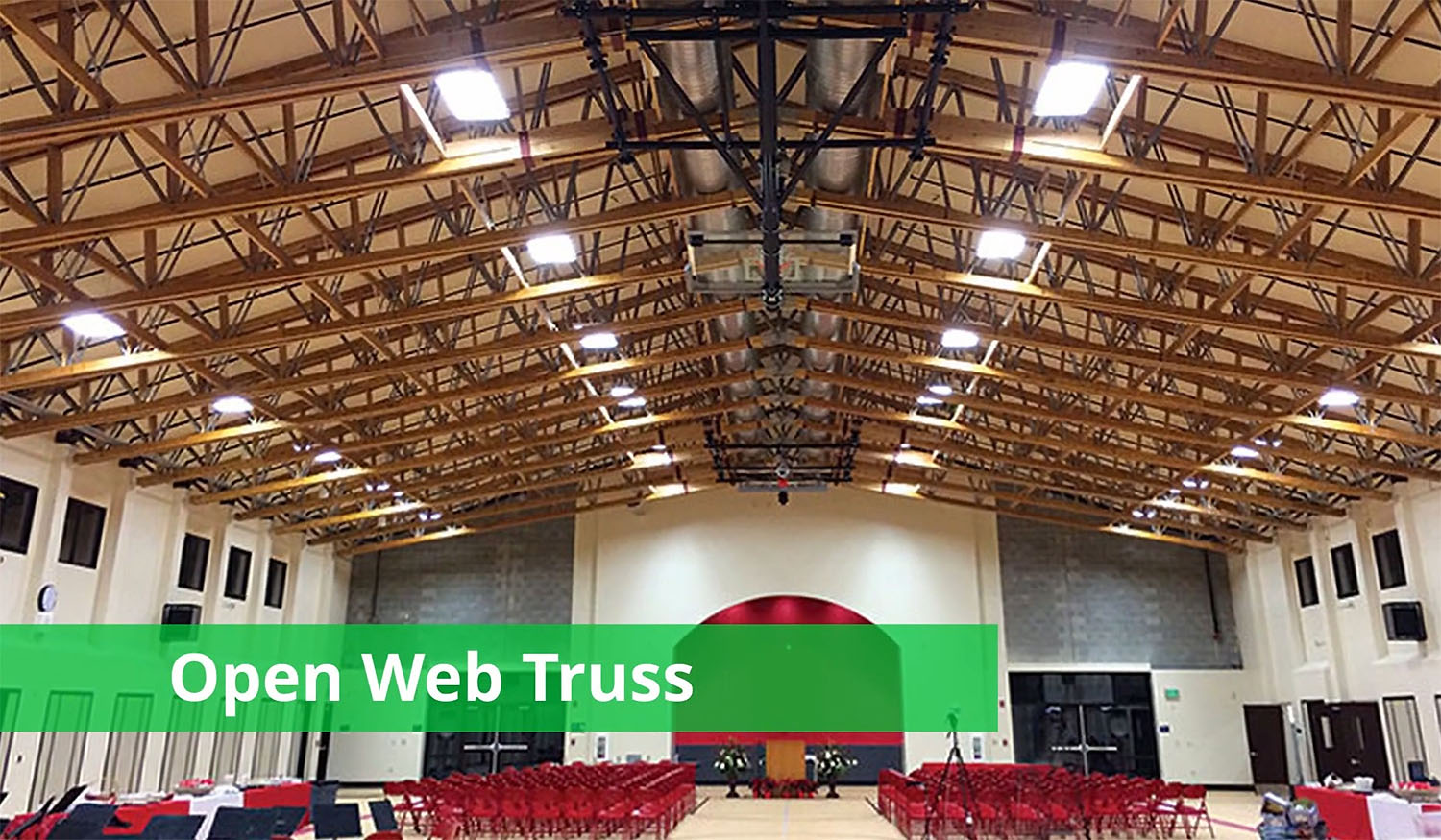 Open Web Steel Rafter Building